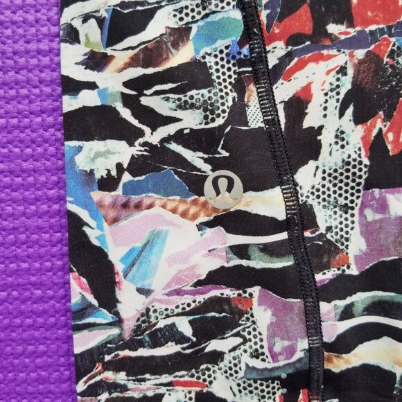 Lululemon Break Free Tight 25" Culture Clash Starlight Black, size 8 - Picture 5 of 13